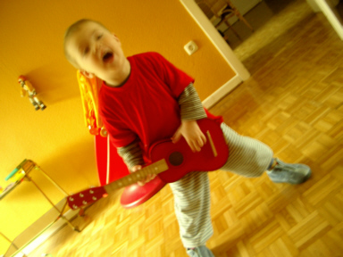 Learning polite American English Part II: 'No, that's right. We don't have electric guitars in Germany. Remember there's no electricity in Europe. It's really great you have that over here, though.' Learning American English Part II: 'Learning polite American English Part II: 'No, that's right. We don't have electric guitars in Germany. Remember there's no electricity in Europe. It's really great you have that over here.'